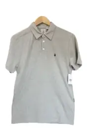 Volcom Banger Polo Shirt Mens New Short Sleeve Small Collar Skater Surf Cotton
