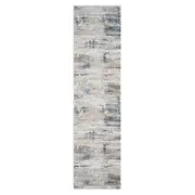 Fable Luxury-Texture Modern Runner - 474 Stone