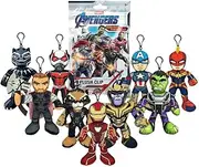 [Fun Express] Marvel Avengers Plush Backpack Clip Keychain Blind Bag - (1 Pc.) - Perfect for Classroom Rewards, Prize Giveaways or Surprise Gifts