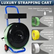 Strapping Dispenser Trolley Portable Plastic Strap Cart & Tray for 20cm Bundles