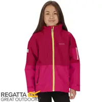 在飛比找松果購物優惠-REGATTA 英國 兒童 海卓特Ⅱ超反光防水二件式外套《玫