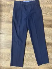 Boys 14 Regular Izod Navy pants, flat front NWT