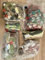 DMC tapestry wool HUGE bulk lot + virgin Hong Kong wool new old stock tapestry