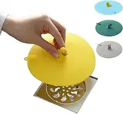 MAOYONG Bathtub Drain Cover Tub Stopper-Cute Silicone Floor for Bathroom, Bath Plug Shower Floor, Anti Cockroach Kitchen Sink Yellow Duck 5.9IN*5.9IN