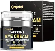 Eye Cream with Caffeine and Hyaluronic Acid Bags Under Eyes Eye Treatment Anti-Aging Collagen Eye Cream for Wrinkles, Day & Night Caffeine Eye Cream