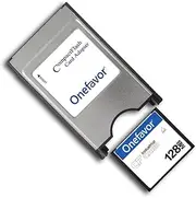 Compact Flash 128mb 256mb 512mb CF Card 1GB 2GB 4G Memory Card for CNC IPC Numerical Control Machine PCMCIA Adapter (128MB Compact Flash to PCMCIA)