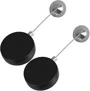 FIXOSHEE 2pcs Retractable Security Cable Lock Wire Rope for Remote Controls Gaming Controllers and Luggage Durable Steel Safety Lock for Theft Prevention and Versatile Usage
