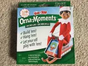 the Elf on the Shelf Orna-Moments SNOWFLAKE SNOWMOBILE Ornament Elves at Play