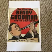 Benny goodman and his Orchestra Poster 11 x 17 (217)