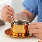 200ml Milk Cups Polished Rust-proof Long-lasting Compact Water Mugs Thickened