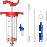 Cycling Tubeless Sealant Injector, No Tubes Bike Tire Sealant Syringe 60ML and Bicycle Presta Schrader Valve Core Removal Tool