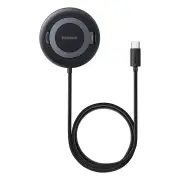 Baseus Simple MIni4 15W Magnetic Wireless Charger Fast Wireless Charging Pad Built-in Stand for Smart Phones for iPhone