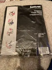 Janlynn Hummingbirds Bell Pull CCS 125-01 SEALED Complete KIT 1991 Counted Cros