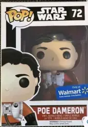 Funko Pop! Star Wars - Poe Dameron - Walmart Exclusive # 72 - New in Box