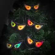 Halloween Flashing Spooky Eyes Lights, 5 Pcs Auto Color Changing Light up Eyebal