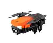 D07 3 Battery Mini Drone Aerial Photography Without Camera Positioning Aircraft for Obstacle Avoidance Remote Control Aircraft-Orange