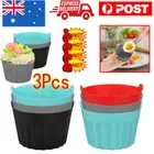 3Pcs Air FryDS Egg PoachOD Moulds-Silicone LinBHs Pot Ramekins For All Air Fryer