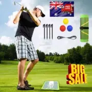 Golf Training Mat Practice Mats Pad Cushion Swing Batting Detection Aid Game RDY