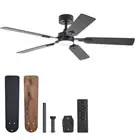 VONLUCE Ceiling Fans with Lights and Remote, 52" Ceiling Fan with 5 Blades, 6...
