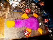 MINT Rare Ty PATTI Platypus Beanie Baby 1993 Pvc Pellets Style 4025 Retired