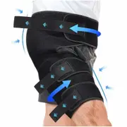 Adjustable Hip Brace Groin Hamstring Compression Wrap for Men Women Thigh Compression Sleeve With 6 Pressure Straps Buttock Quad Support