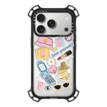 iPhone 17 Pro Bounce Case MagSafe Compatible Happy Stickers