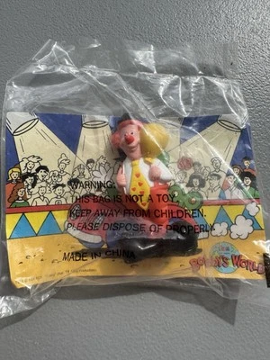 Vintage 1996 Hardees Kids Meal Toy Bobby’s World Uncle Ted New Sealed