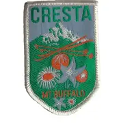Cresta Mt. Buffalo Vintage Badge New Vintage Stock