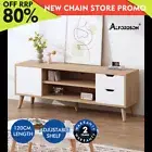 ALFORDSON Entertainment Unit 120cm TV Cabinet Stand Storage Drawer Oak