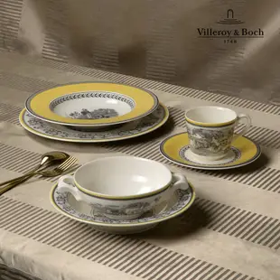 德國Villeroy & Boch-奧頓系列 豪華早餐杯盤6件組