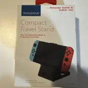 [NEW]Insignia - Compact Travel Stand for Nintendo Switch and Switch Lite - Black