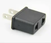 Europe Australia to United States AC Power Plug Travel Adaptor X1