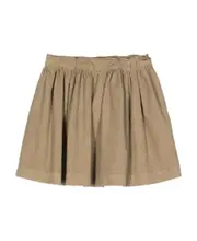 Bonpoint Pleated Elasticated Waistband A-Line Skirt 10Y Nude
