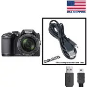 Nikon - COOLPIX B500 16.0 MP Digital Camera USB Cable Transfer Cord Replacement