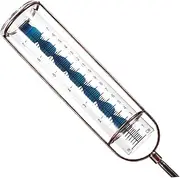 Rain Gauge Outdoor Metal Stake Garden Rain Gauge for Yard and Fence Decorative Rain Measuring Tool