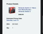Nintendo Switch 2 + Mario Kart World Console Bundle PRE-ORDER -Confirmed-
