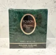 Christian Dior 7 Oz 200g POISON Perfume Dusting Powder Poudre Sublime SEALED BOX