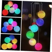 Color Changing Solar Power Wind Chime Crystal Ball Wind Chime Wind Mobile