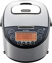 [Tiger] Tiger Multifunctional IH Rice Cooker 10 Cup1.8L JKT-D18A Silver Black