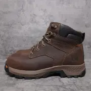 TIMBERLAND Pro Titan EV Comp Safety Toe 6" Work Boots Mens Size 9 Brown