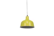 Danica Classic Dome Metal Cord Drop Pendant Light Lamp - Luminous Yellow.