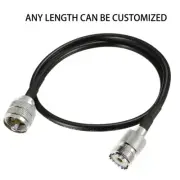 RG58 coax UHF Male PL259 to SO239 Female connector Lot ham radio coaxial cable