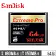 SanDisk晟碟 Extreme Pro CF 64G 記憶卡(SDCFXPS-064G-X46)