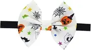 [NOLITOY] 3pcs Kids Halloween Pumpkin Headband Hair Accessories Elastic Bowknot for Dress up