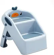 Lyaciomn Toddler Step Stool Bathroom Sink Step Stool Toddler Bathroom Sink Blue Toilet Potty Training Child Kitchen Helper Plastic Ladder