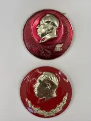 Mao Tse Tung Badge X 2 Pcs Small Size