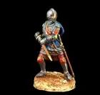 Tin soldier Collectible Knight draws his Sword Medieval