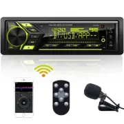 Bluetooth Single Din Car Radio: Stereo Receivers - Multimedia Car Audio with ...