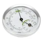 Round Digital Thermometer Humidity Meter Room Car Temperature Hygrometer Gauge