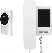 Wireless Video Door Phone, 3.5 Inch IPS Screen with HD Resolution, Video Intercom, Wireless Intercom with Monitor and Doorbell with Dialog Function